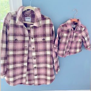 Mommy and mee matching fleece jackets for the fall Size M and 12-18 months